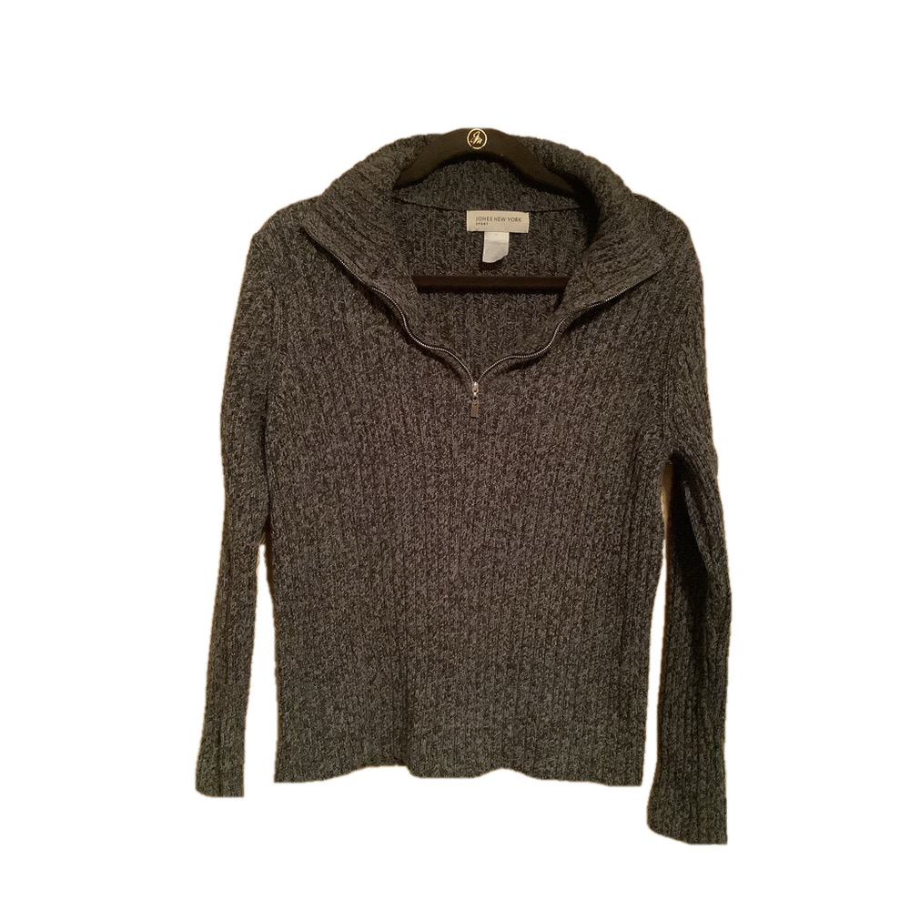 JONES N.Y.SPORT~HEAVY SWEATER/BLOUSE~MEDIUM